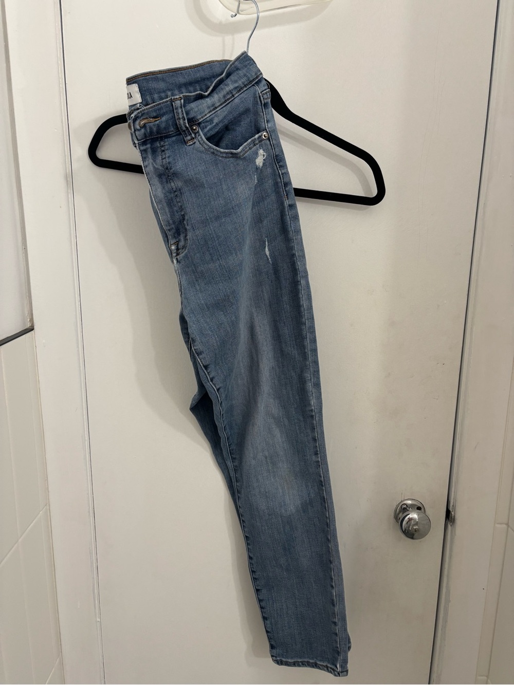 pistola Light Wash Skinny Jeans